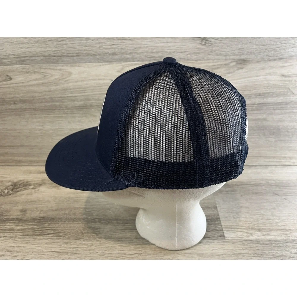 BSA Cub Scout SnapBack Hat Cap Mesh‎ Blue Youth Adjustable Vintage